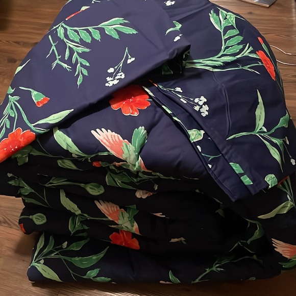 KATE SPADE ♠️ new york Hummingbird Duvet Cover Sets,Queen/King!!NEW - Picture 3 of 7